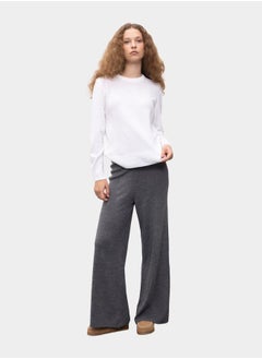 DeFacto Plain Crew Neck Regular Fit Knit Sweater by Styli  - Image 3