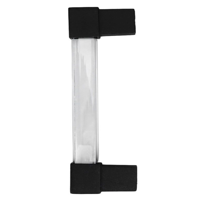 Acrylic Drawer Pulls Single Hole Crystal Cabinet Drawer Pulls for Kitchen Cabinets Dresser Cupboard Hole Spacing 128 Black - Image 1