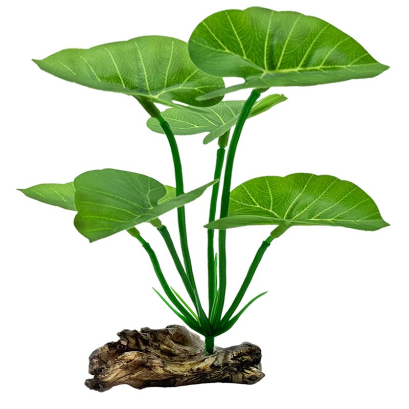 UreverFins Silk Aquarium Plants Betta Fish Tanks Decor 6-in Soft Aquarium Decorations Fish Tanks Plants Leaf Hammock, Artificial Aquarium Plant Fish Tank Decorations Accessories Goldfish Reptile Plants Driftwood - Image 1
