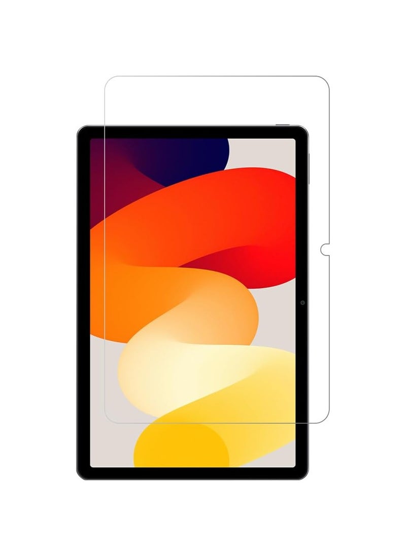 Muzz Tempered Glass for Xiaomi Redmi Pad SE 2023 Screen Protectors [No Bubbles] [9H Hardness] [Scratch Resistant] Protector Film Tempered Glass Film For Redmi Pad SE Transparent (1) 