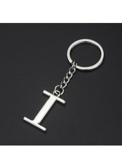 Generic English letter keychain bag pendant 26 uppercase and lowercase letters and numbers keychain European and American small gift customizationI I 