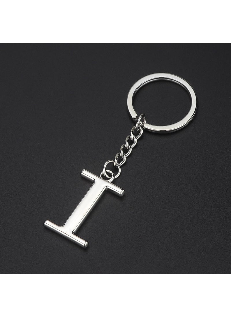 Generic - English letter keychain bag pendant 26 uppercase and lowercase letters and numbers keychain European and American small gift customizationI I - Image 1