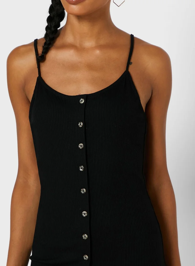 FOREVER 21 Button Down Bodycon Dress