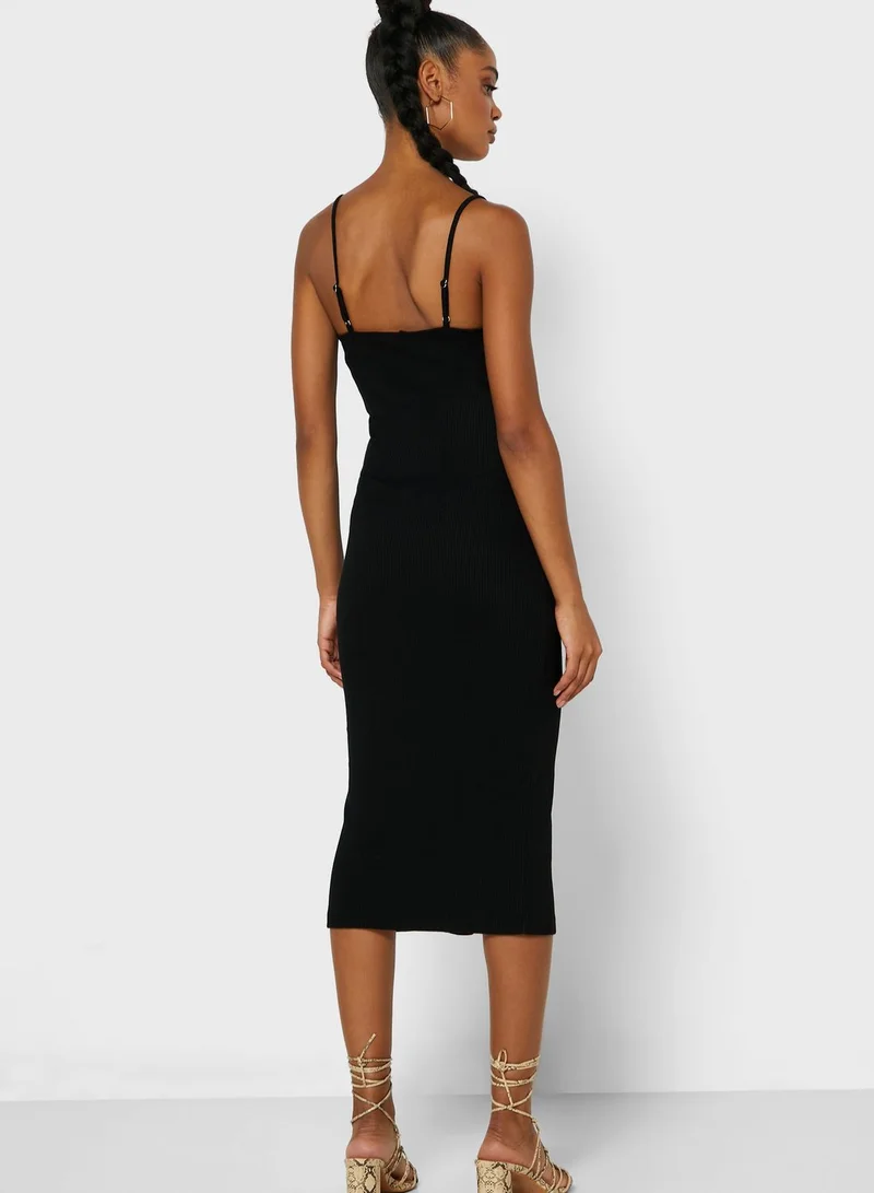 FOREVER 21 Button Down Bodycon Dress