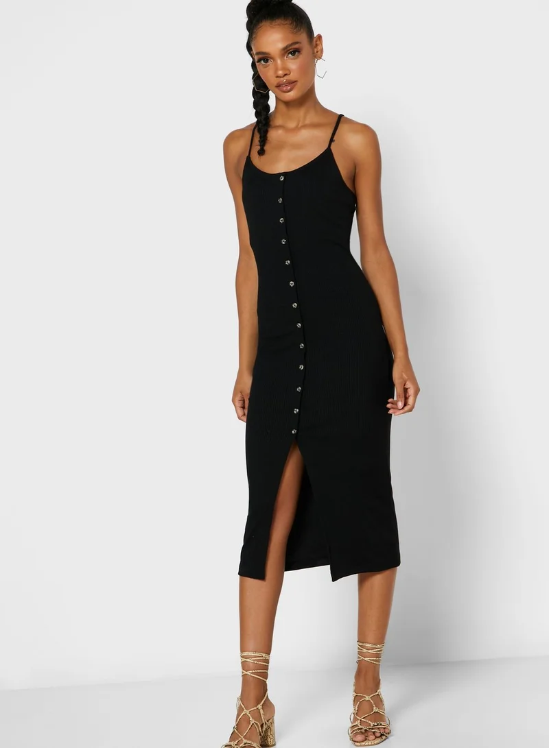 FOREVER 21 Button Down Bodycon Dress