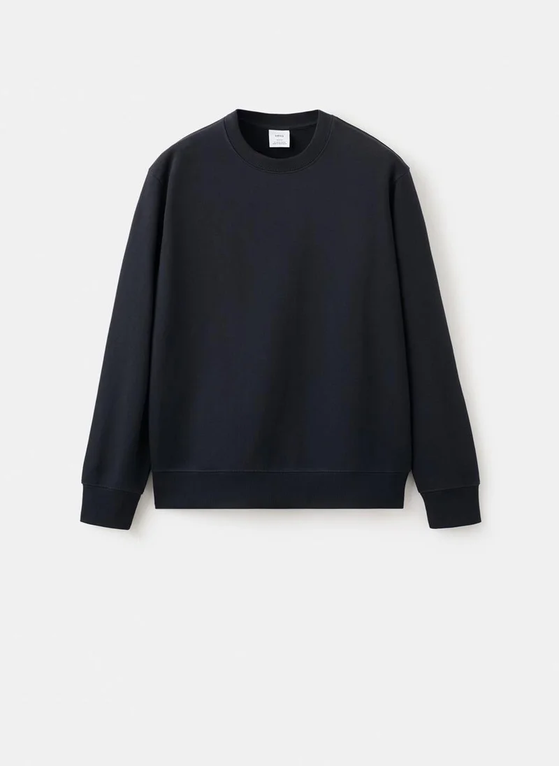 Mango Man  Lightweight 100% cotton sweatshirt for Men | Best Price UAE