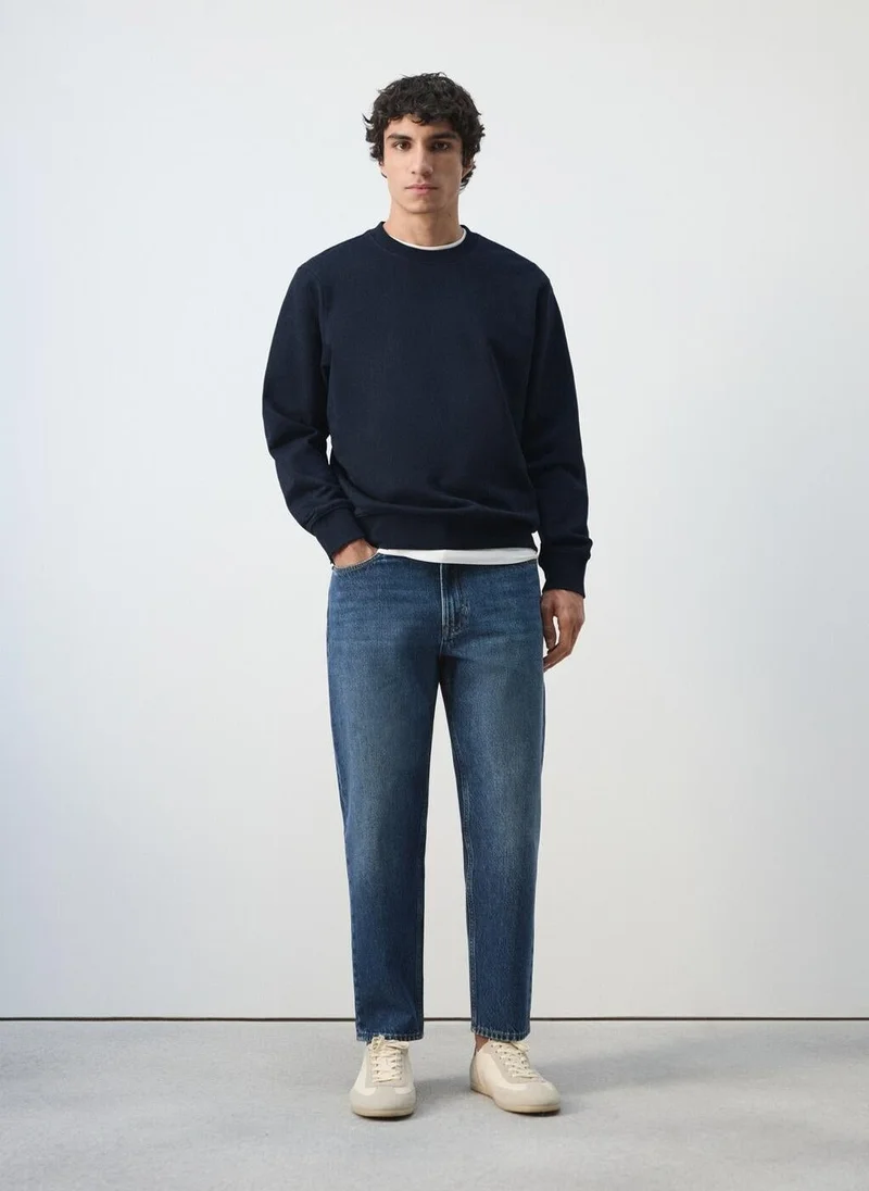 Mango Man  Lightweight 100% cotton sweatshirt for Men | Best Price UAE