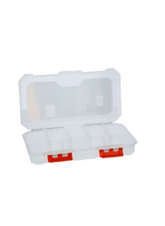 Tactix 13-Compartments Removable Dividers Tool Organizer Box Clear and Orange 31 cm 320652  - Image 4