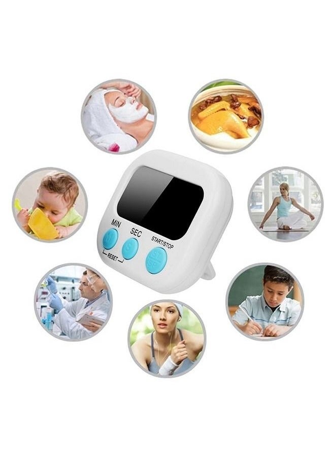 KENSUO LCD Digital Kitchen Countdown Magnetic Timer White - Image 5