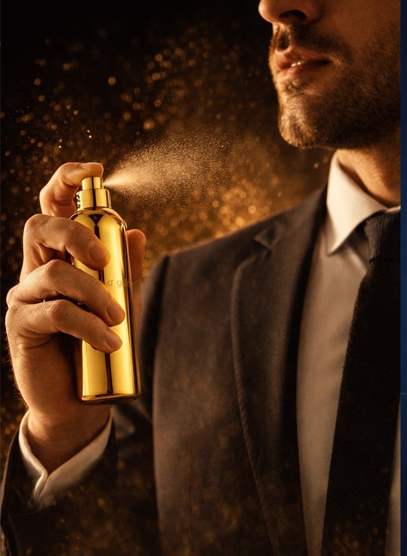 COLOUR ME Milton Lloyd Perfume Colour Me Gold 100ml | Leather perfume for men with Amber, Leather & Citrus Notes | Affordable luxury perfume for men - Image 3