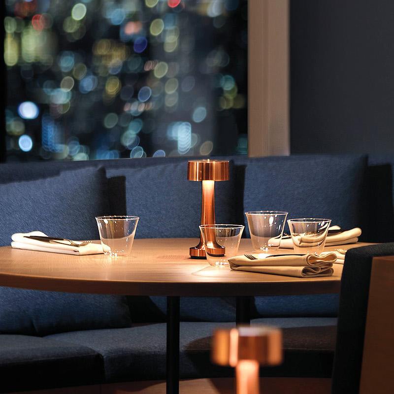 Creative retro led bar table lamp charging restaurant outdoor table lamp cafe clear bar ktv table lamp night light - Image 5