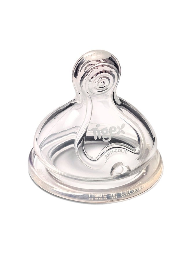 TIGEX حلمات سيليكون ذات عنق واسع