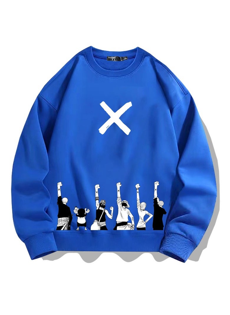 KUYING New One Piece Casual Loose Round Neck Hoodie  - Image 1