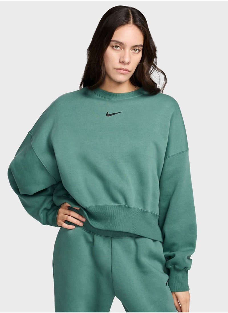 Nike Nsw Phoenix Fleece Oversized Crew Sweatshirt  - Image 1