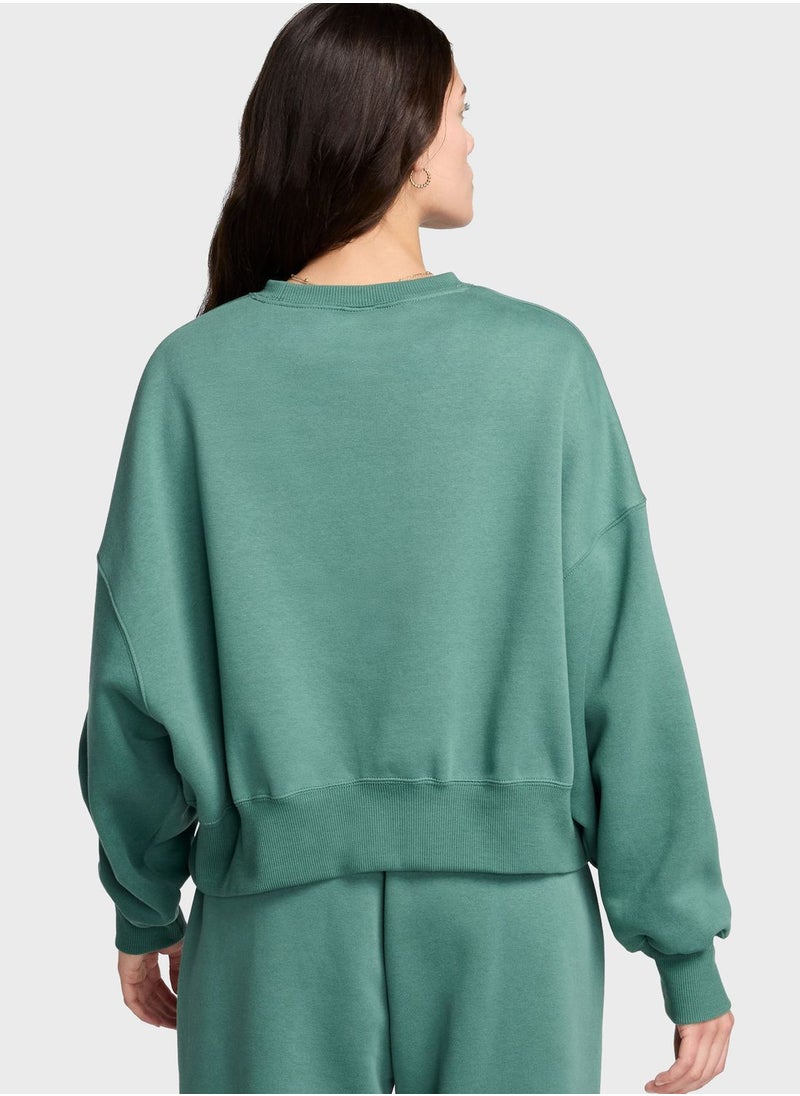 Nike Nsw Phoenix Fleece Oversized Crew Sweatshirt  - Image 2