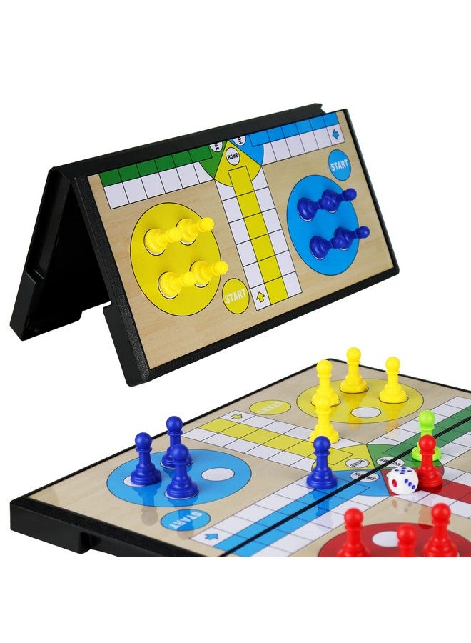 KIDAMI Ludo Magnetic Board Game Set, Children’S Family Ludo Learning Game For Kids And Adults（11.2X11.2 In ） - Image 5