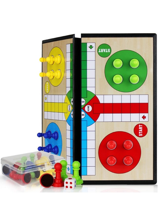 KIDAMI Ludo Magnetic Board Game Set, Children’S Family Ludo Learning Game For Kids And Adults（11.2X11.2 In ） - Image 2