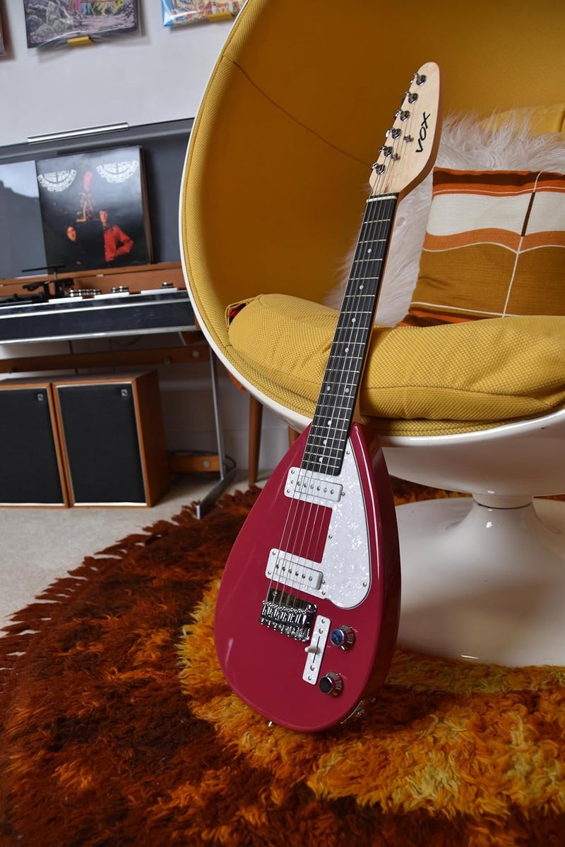 Vox Mark III Mini Electric Guitar - Loud Red - Image 5