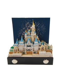 AirYoung 3D Calendar 2025, Desk Calendar 2025, 3D Notepad, 3D Tear-Off Calendar 2025, Desk Calendar, 3D Cinderella Castle Weekly Calendar, Desk Calendar, Creative Paper Carving Craft Gift  - Image 2