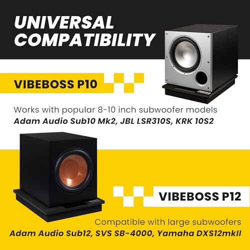 Sound Addicted VibeBoss P12 - Acoustic Isolation Platform Suitable for 12-15 inches Large Subwoofers (20'' x 17'' x 3'') - Image 5