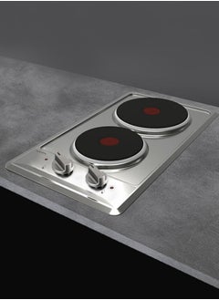 kitchen Line Electric Hob 30 CM - Stainless Steel - 2 Eyes - Switch to Control Temperature - D2003  - Image 5