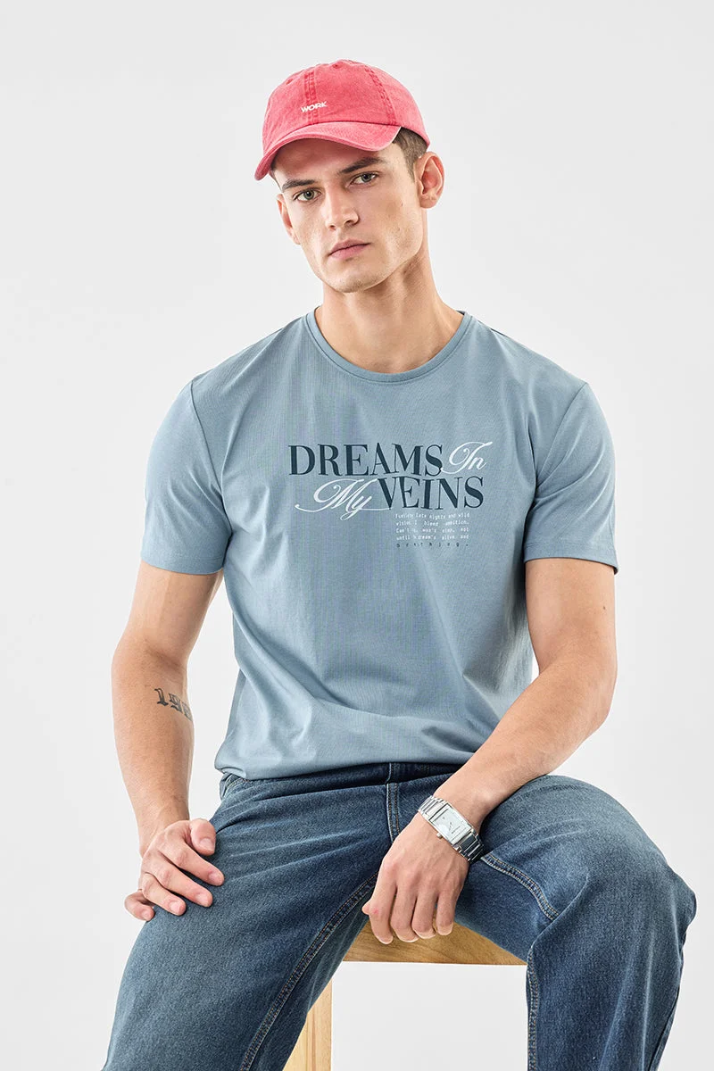 SNITCH تيشيرت بقصة عادية حلم في عروقي