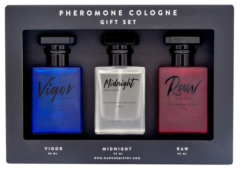 RawChemistry - A Pheromone Infused Mens Cologne Gift Set - Set of 3 Colognes - Image 1