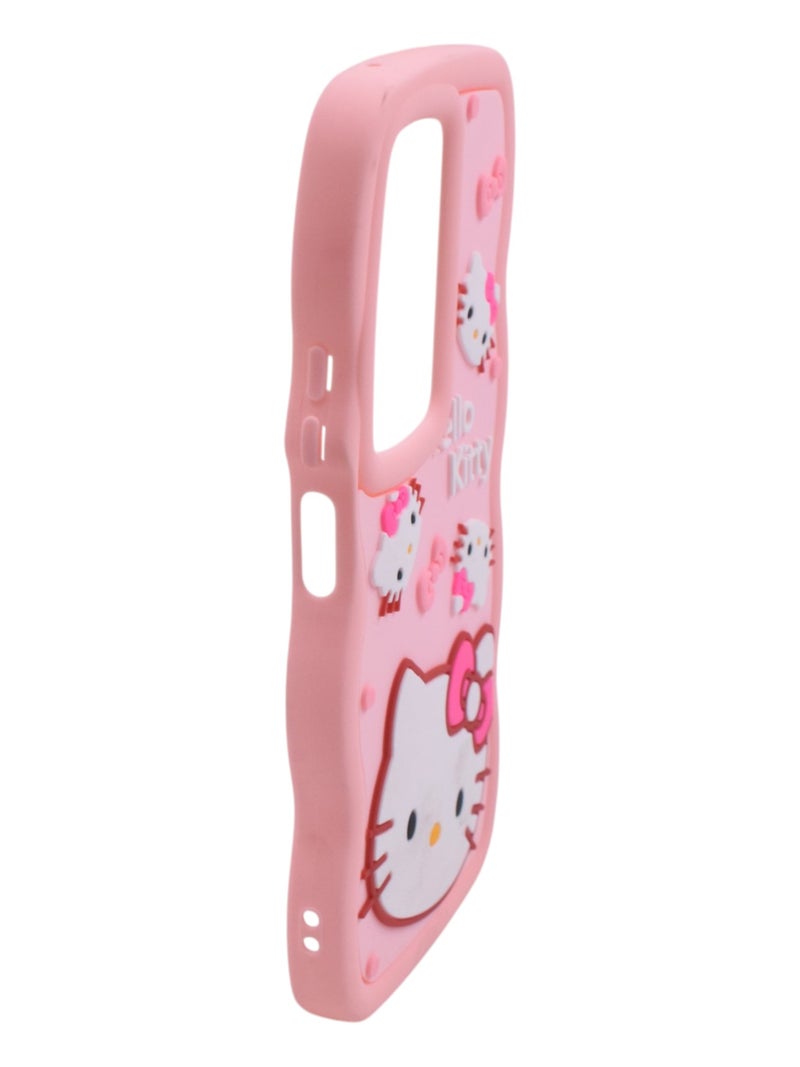 Hello Kitty Plastic Back Cover For Oppo A79 - Multicolour - Image 2