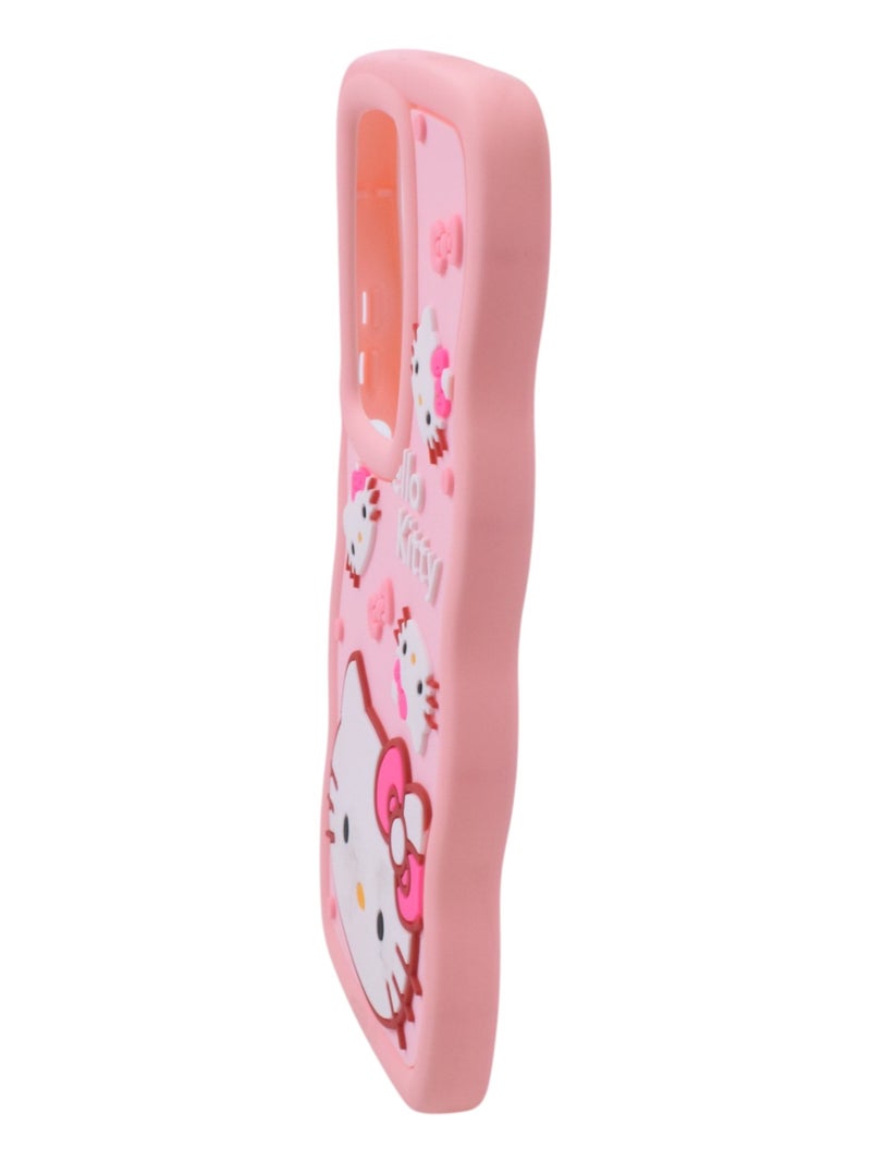 Hello Kitty Plastic Back Cover For Oppo A79 - Multicolour - Image 3