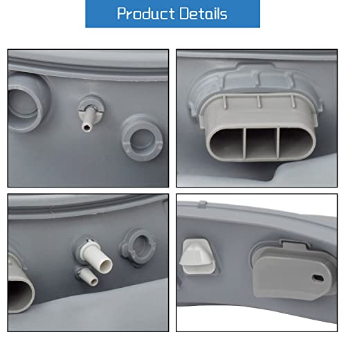 GREALTH DC97-18094B Washer Door Boot Seal Gasket Fit with Samsung WF42H5000AW/A2-00 WF42H5200AP/A2-00 WF42H5200AW/A2-00 WF42H5200AF/A2-00 - Image 4
