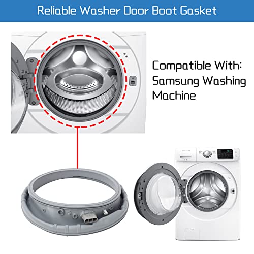 GREALTH DC97-18094B Washer Door Boot Seal Gasket Fit with Samsung WF42H5000AW/A2-00 WF42H5200AP/A2-00 WF42H5200AW/A2-00 WF42H5200AF/A2-00 - Image 5