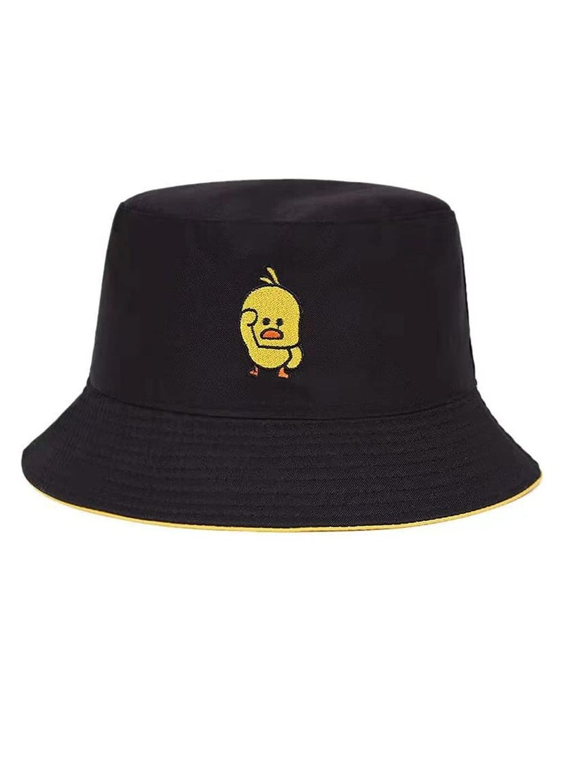 أوزيغالور قبعة دلو البطة للجنسين قبعة دلو البطة قبعة دلو البطة قبعة صياد على الوجهين - Image 1