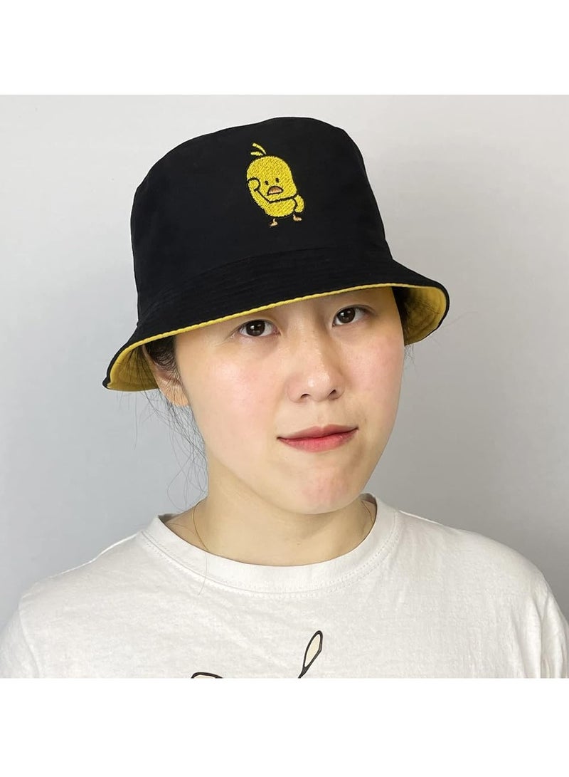 أوزيغالور قبعة دلو البطة للجنسين قبعة دلو البطة قبعة دلو البطة قبعة صياد على الوجهين - Image 5