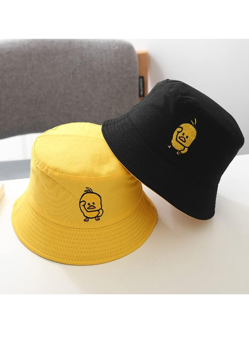 أوزيغالور قبعة دلو البطة للجنسين قبعة دلو البطة قبعة دلو البطة قبعة صياد على الوجهين - Image 4