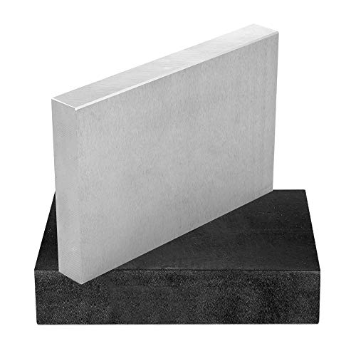 Oudtinx Steel and Rubber Block 2 Pcs Work Bench Blocks Stamping Block for Hammering, Shaping, Chasing, Flattening Metals 4" x 6"(10cmx15cm) - Image 2