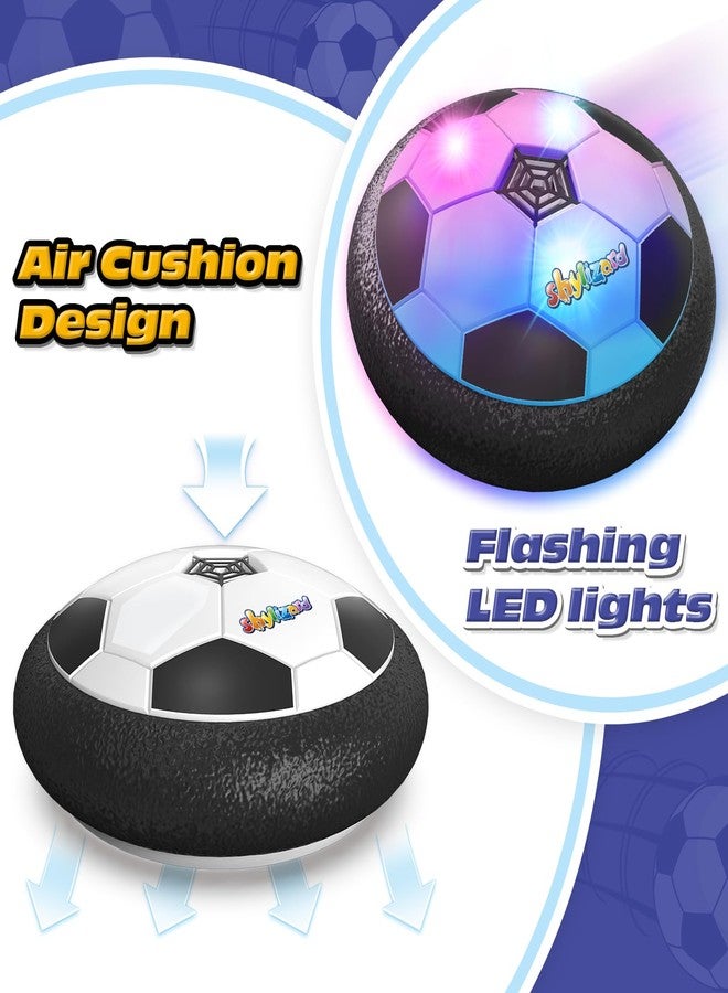 ShyLizard Hover Soccer Ball,Boys Toys Gifts for 3 4 5 6 7 8 Years Old,Air Power Kids Soccer Ball with LED Light,Hover Soccer Ball Indoor for Kids 3-5 6-8,Outdoor Indoor Game for Boys and Girls - Image 2