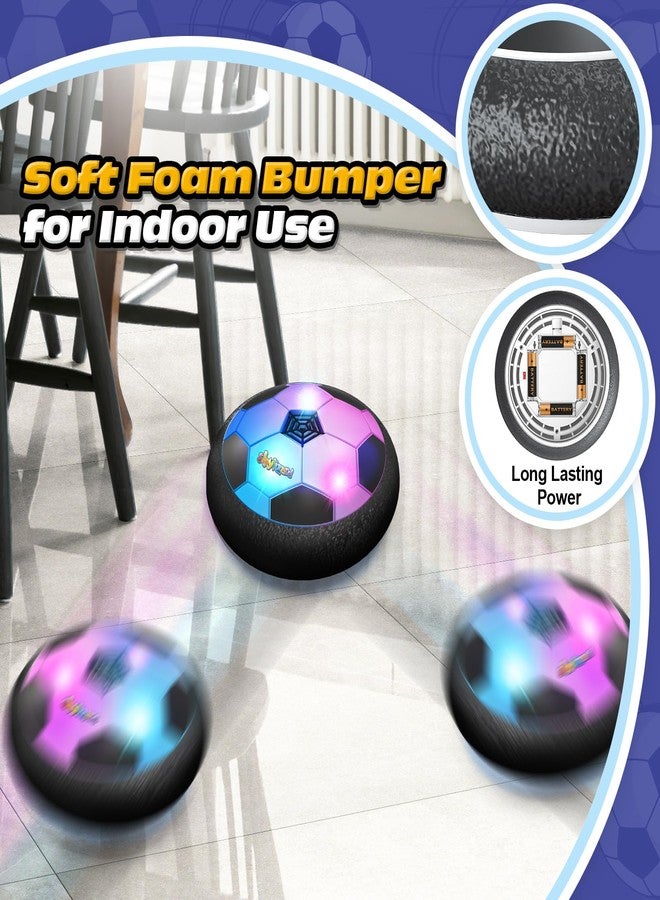 ShyLizard Hover Soccer Ball,Boys Toys Gifts for 3 4 5 6 7 8 Years Old,Air Power Kids Soccer Ball with LED Light,Hover Soccer Ball Indoor for Kids 3-5 6-8,Outdoor Indoor Game for Boys and Girls - Image 3
