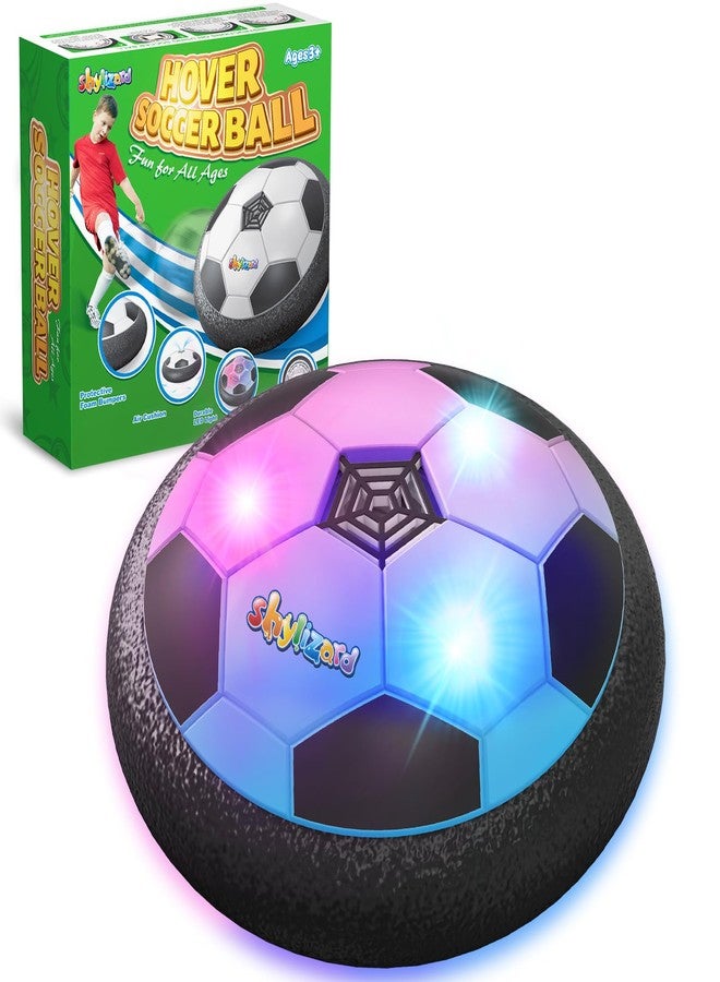 ShyLizard Hover Soccer Ball,Boys Toys Gifts for 3 4 5 6 7 8 Years Old,Air Power Kids Soccer Ball with LED Light,Hover Soccer Ball Indoor for Kids 3-5 6-8,Outdoor Indoor Game for Boys and Girls - Image 1