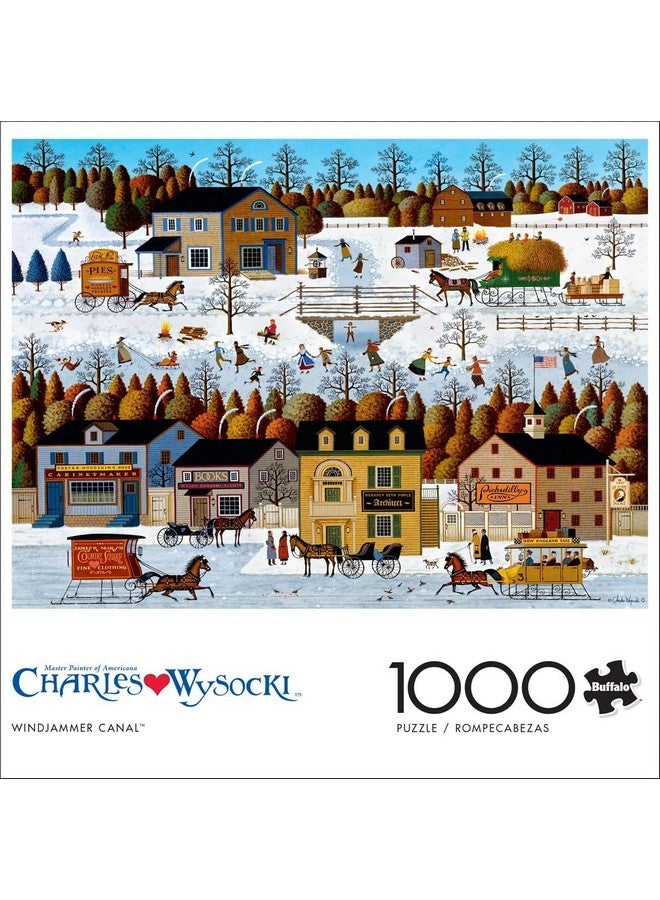 Buffalo Games - Charles Wysocki - Windjammer Canal - 1000 Piece Jigsaw Puzzle for Adults -Challenging Puzzle Perfect for Game Nights - Finished Size is 26.75 x 19.75 - Image 3