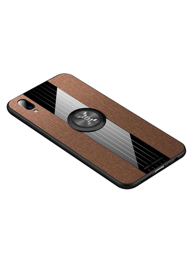 Xinli Case For Vivo Y93 Stitching Cloth Texture Shockproof TPU Protective Case with Ring Holder - Image 3