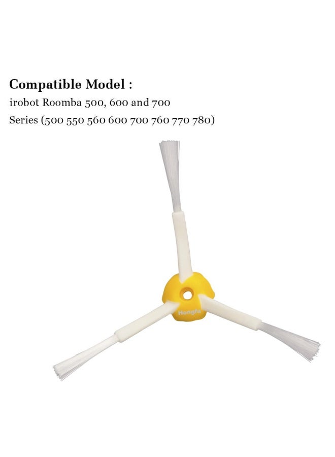 Hongfa 6Pack 3-Armed Side Brush Compatible with Irobot Roomba 650 770 Replacement Accessories Parts for 650 770 550 760 780 500 600 700 Series irobot Roomba Vacuum - Image 5