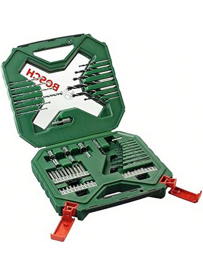 BOSCH Home And Garden Accessory Assortment 60 Piece X Line Classic Drill Bit And Screwdriver Bit Set 2 607 010 611 - Image 1