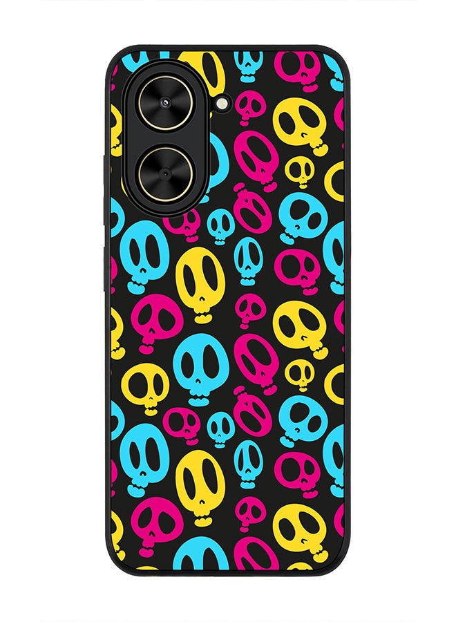 Stylizedd For Xiaomi Poco C71 / Redmi A5 4G Case,Slim fit Camera Protection, Shockproof Thin Phone cover  - Crazy Skulls