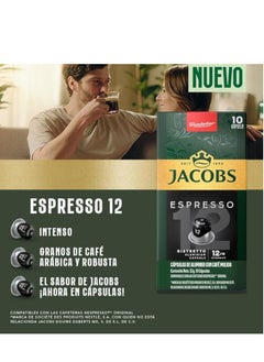 JACOBS espresso 12 ristretto - 10 capsules  - Image 2