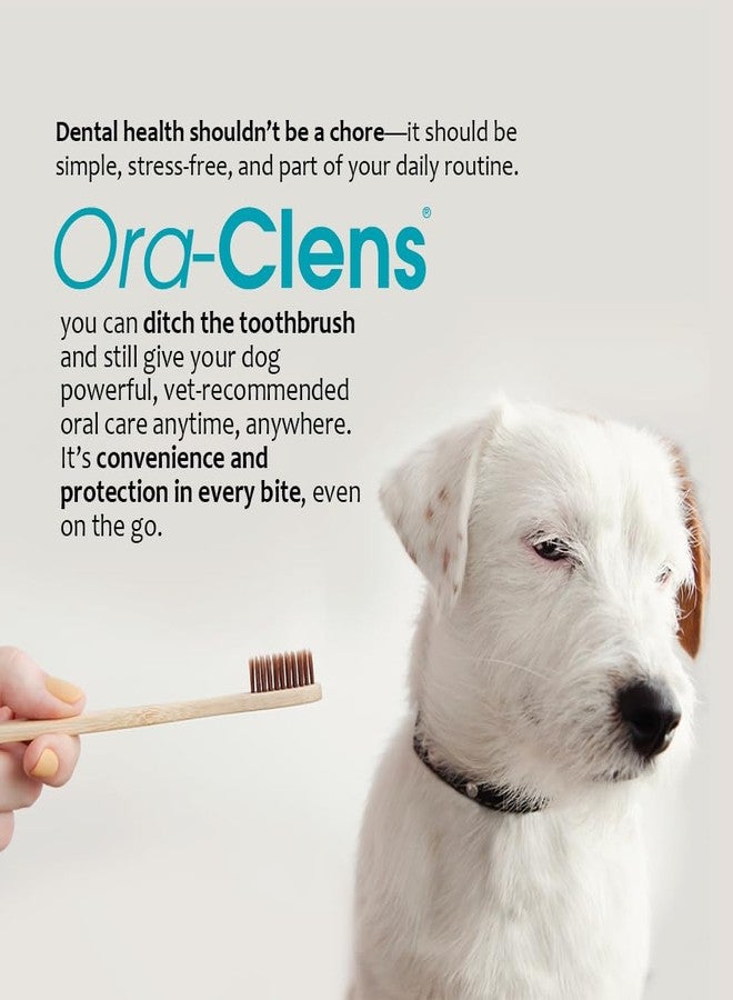 Ora-Clens Oral Hygiene Chews for X-Large Dogs-Enzymatic Dental Treats for Daily Oral Care, Cleans Teeth and Freshens Breath, Reduces Plaque, Bacteria and Tartar Build Up Without Brushing-15 Chews - Image 3