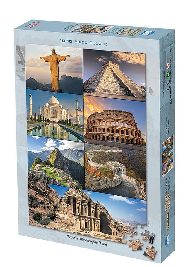 توماكس بازل عجائب الدنيا السبع الجديدة 1000 قطعة - 100-261 - Image 1