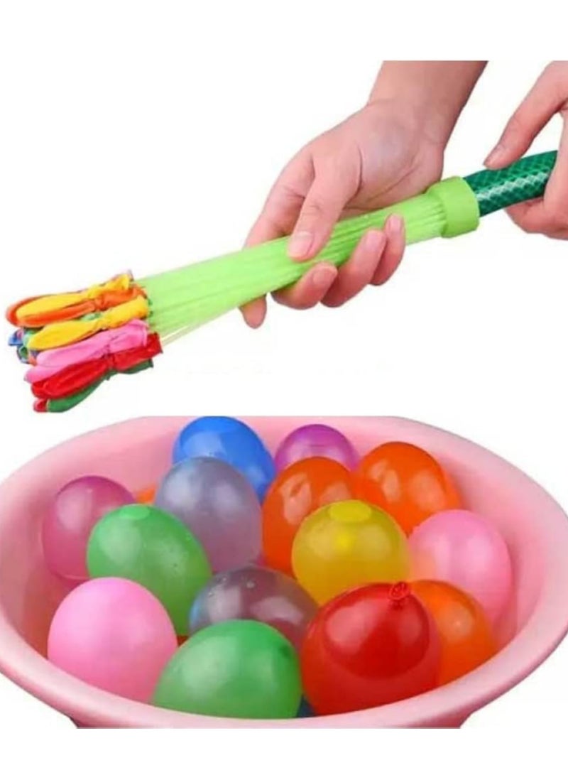 THE ARTFUL BLEND 444 Pieces Durable Premium Quality Water Balloons | Quick-Connect Technology, 111- per Pack, Total 4 packs  - Image 4