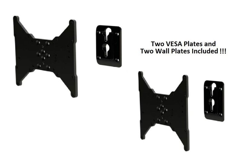 Moview FLN220QSWEBKIT8 Black 3739 Inch Wall Mount TV Monitor Display Mount