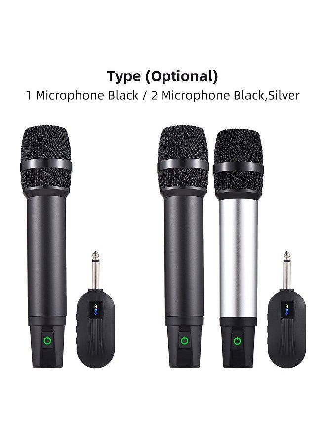 Generic - Professional UHF Wireless Microphone System with Handheld Cordless Microphone & Receiver Rechargeable Mic 16 Channels for Video Live Broadcast Interview Singing Party - Image 1