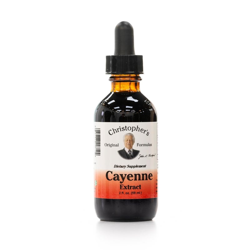 Christopher's Original Formulas Cayenne Extract - 2 fl oz Liquid | Premium Herbal Supplement for Wellness - Image 1